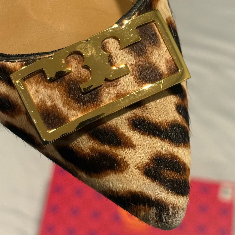 Tory Burch Leopard Pointed Toe